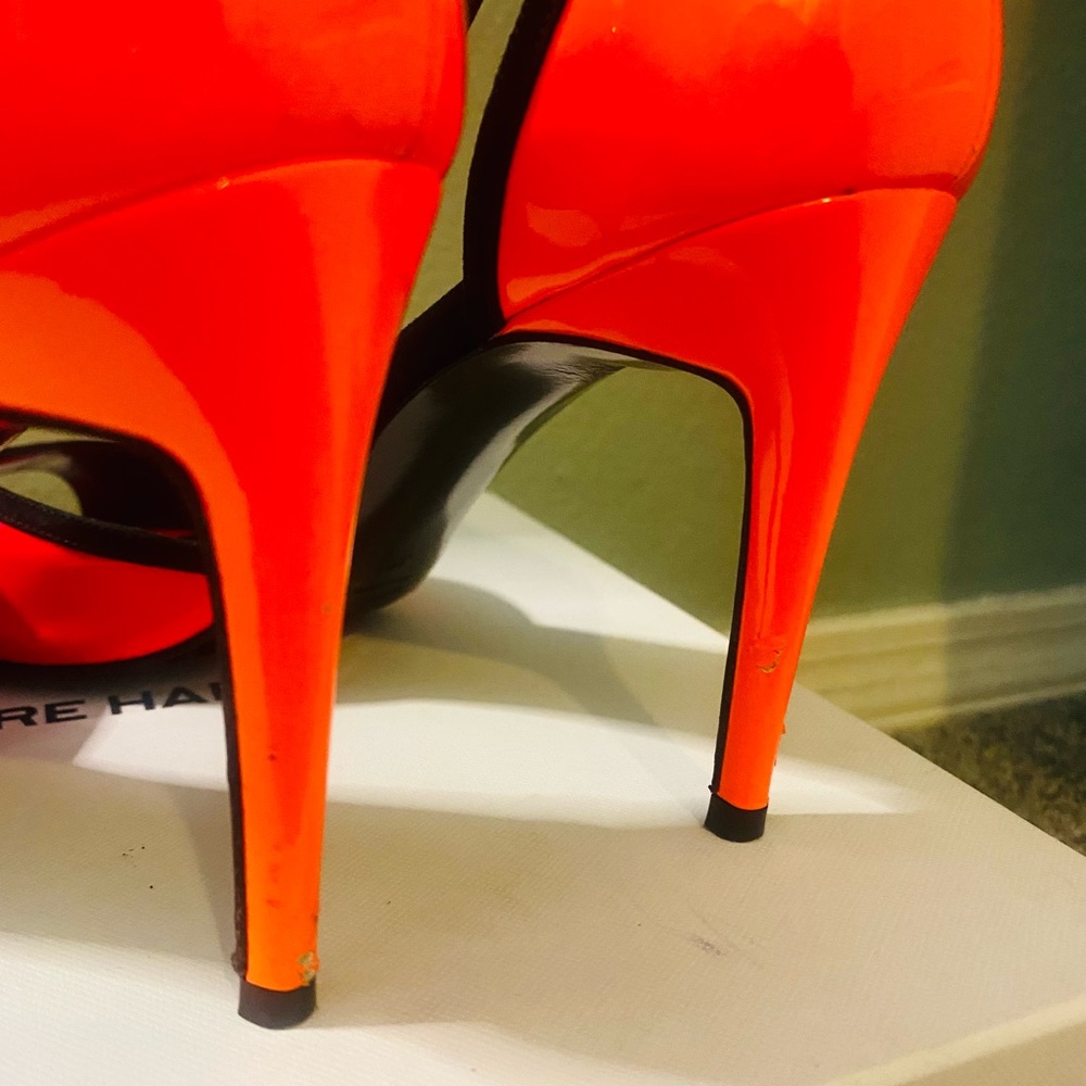 Pierre Hardy Skinissimo Neon Pink/Orange Stilettos - Picture 17 of 17